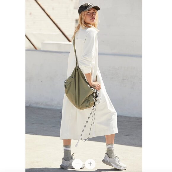 NWT Free People FP Movement Block Party Sweat Dress Sweatshirt Pullover - Picture 2 of 4